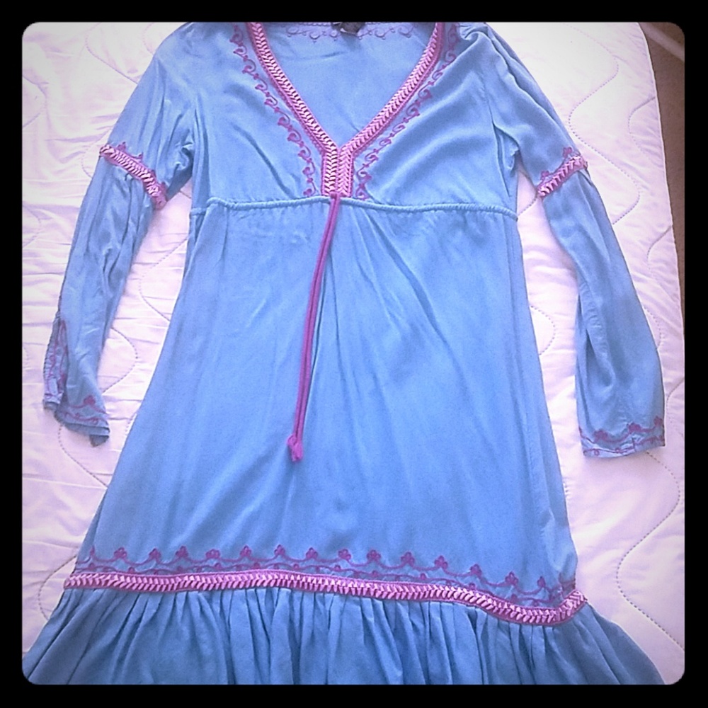 Blue and Pink Shirt
